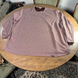 Elegant Long Sleeve Shirt in Burgundy